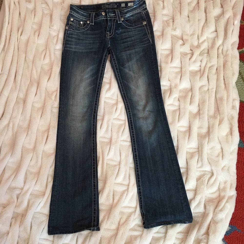 Miss Me jeans size 26 boot cut